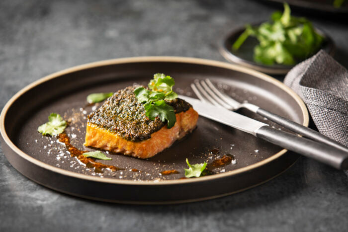 Hot-smoked salmon on cedar planks