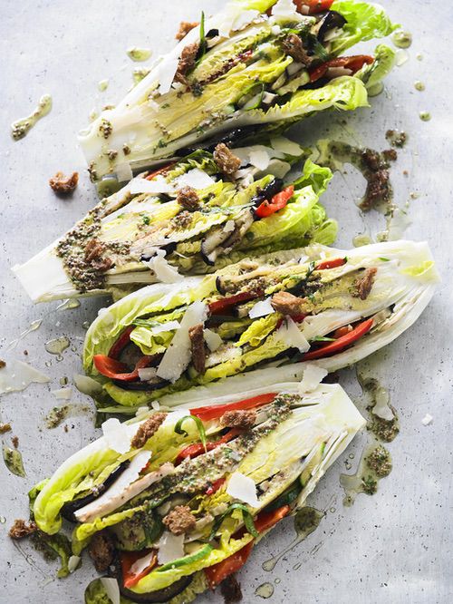 Romaine lettuce vegetable wedge